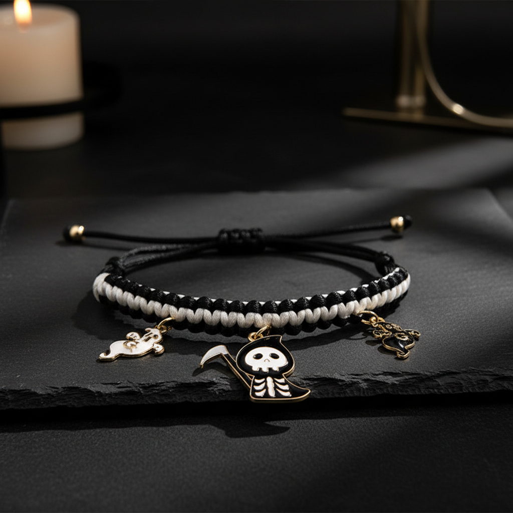 Collier faucheuse fantômes premium
