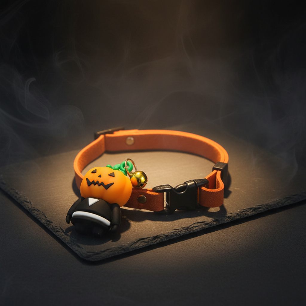 Collier orange seul - premium