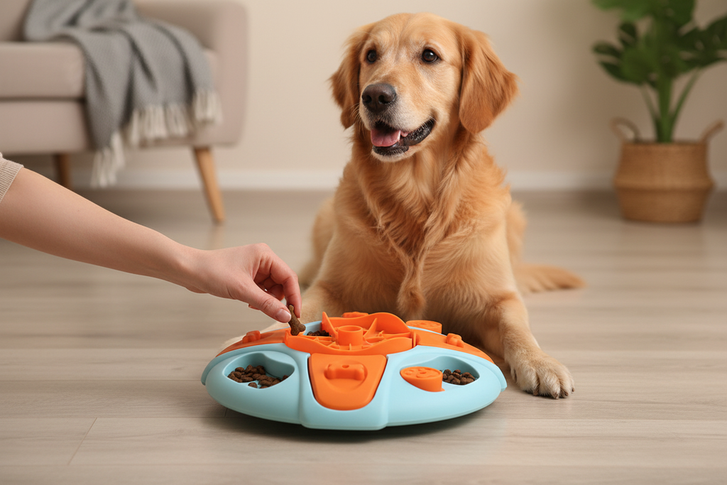 Puzzle humain et chien